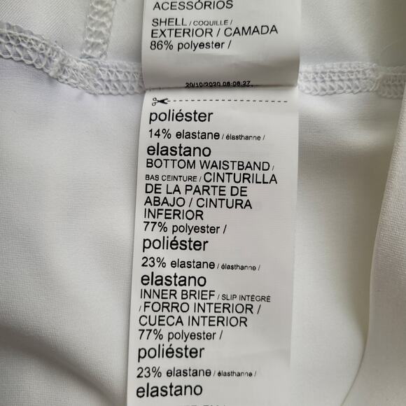 NWT Puma PWRSHAPE Colorblock Skort Size L White Navy Activewear Athletic Skirt - Picture 11 of 16